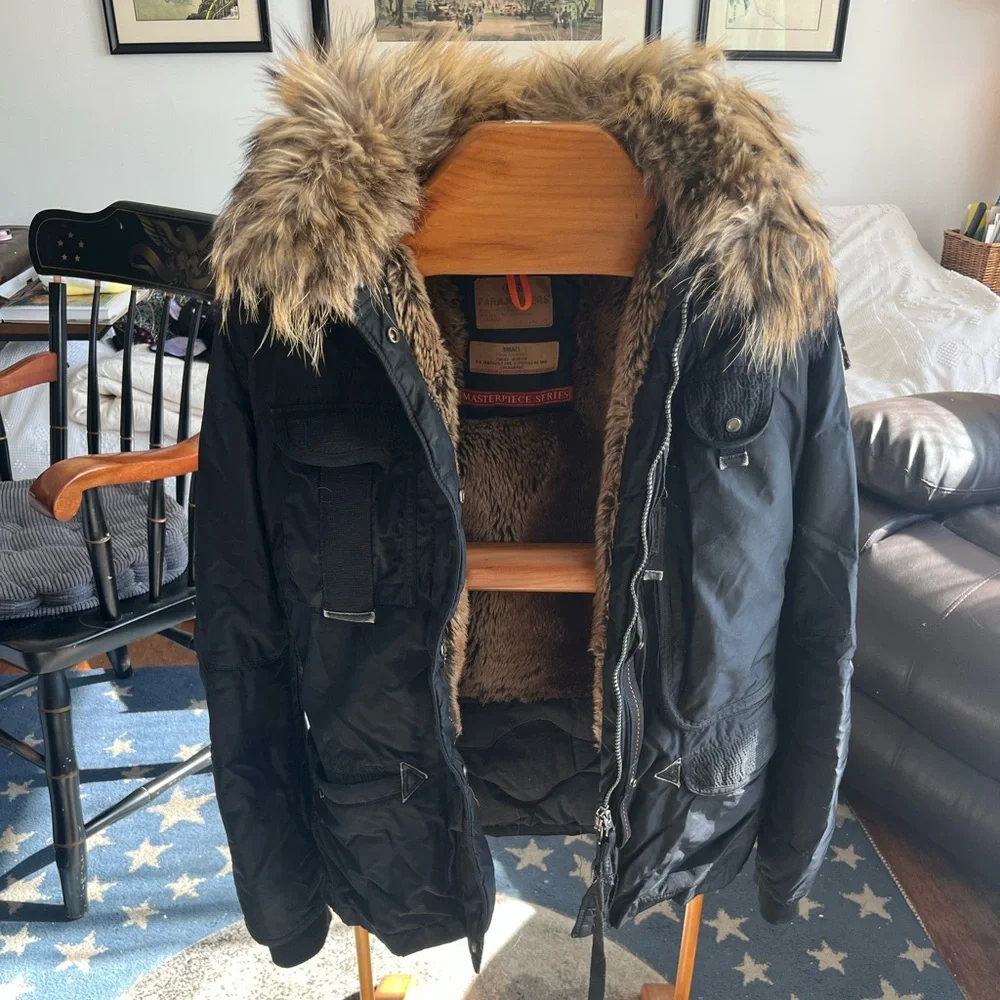 Parajumpers Gobi parka bomber jacket masterpiece series PREOWNED small